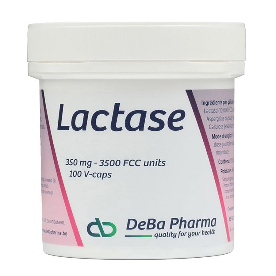 Lactase 350mg V-caps 100 Deba