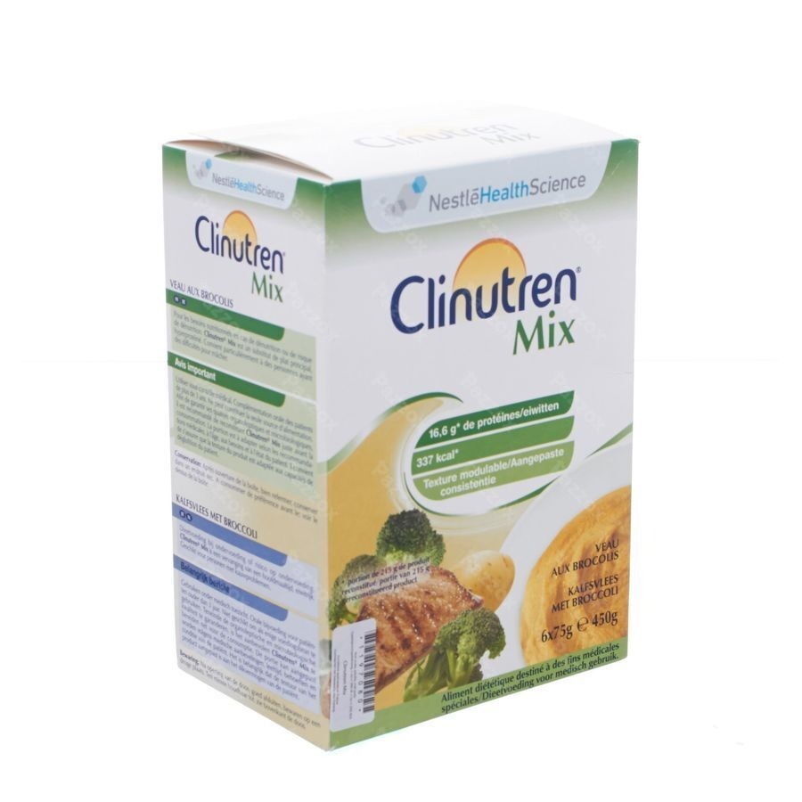 Clinutren Mix Kalf-broccoli Nf Zakje 6x75g