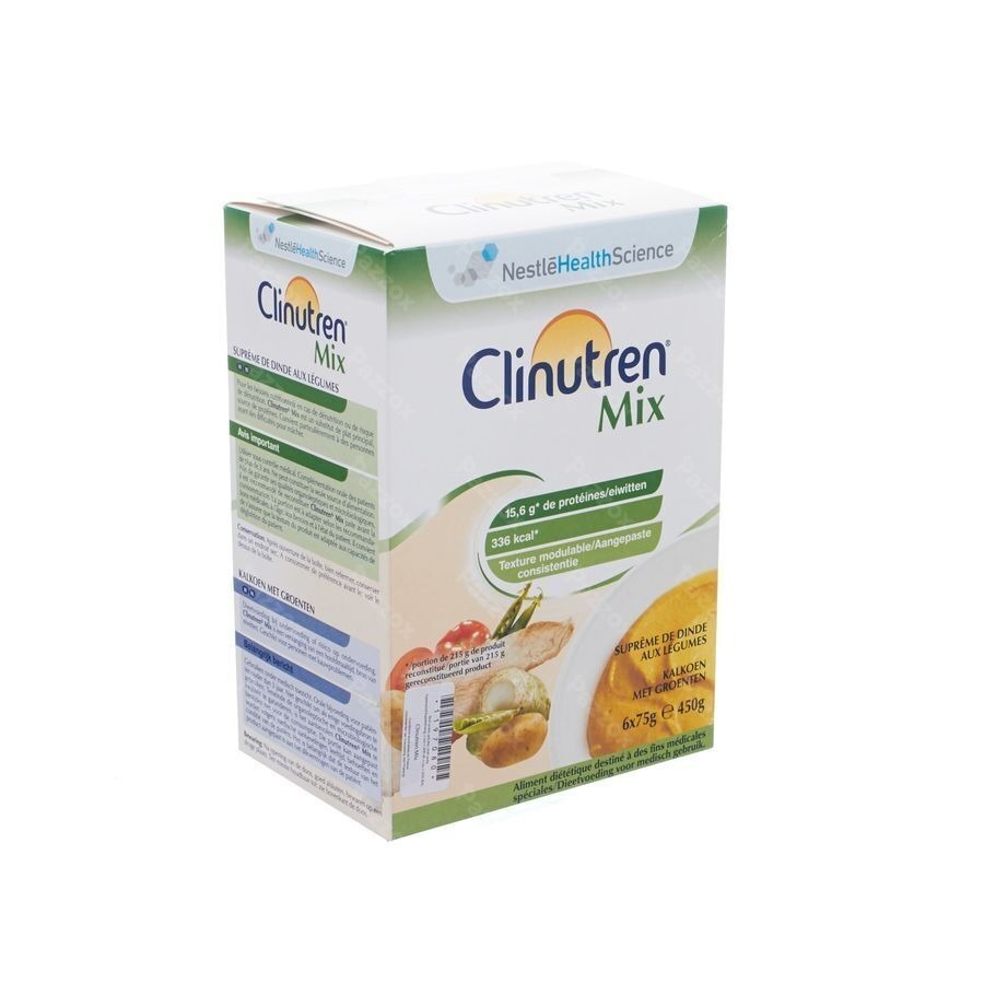Clinutren Mix Kalf-broccoli Nf Zakje 6x75g