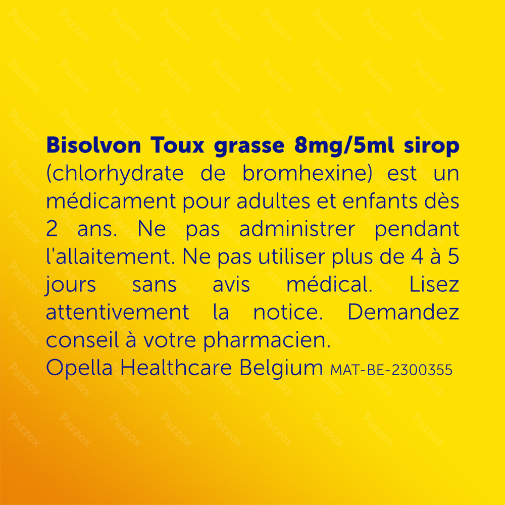 Bisolvon Sir 1 X 200ml 8mg/5ml