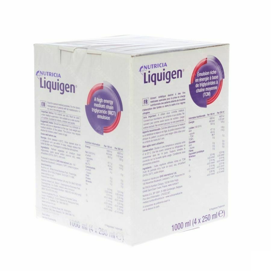 Liquigen Fl Plast 4x250ml Verv.1457191