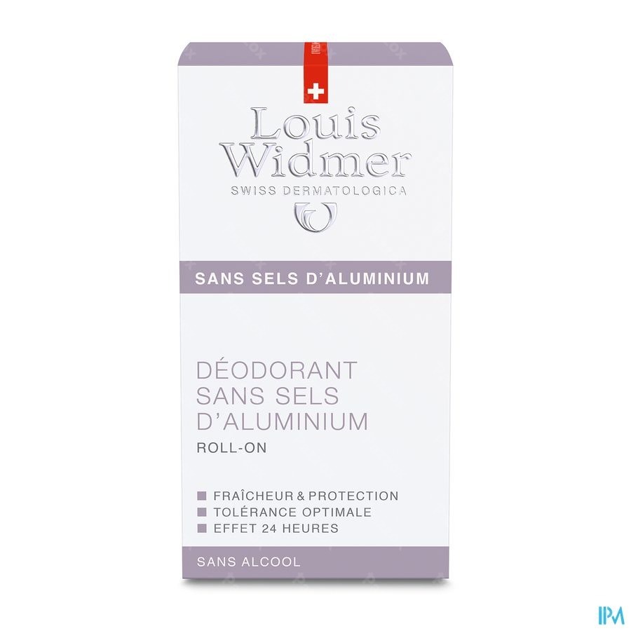 Louis Widmer Deo Zonder Aluminium Geparfumeerd Roll-on 50ml