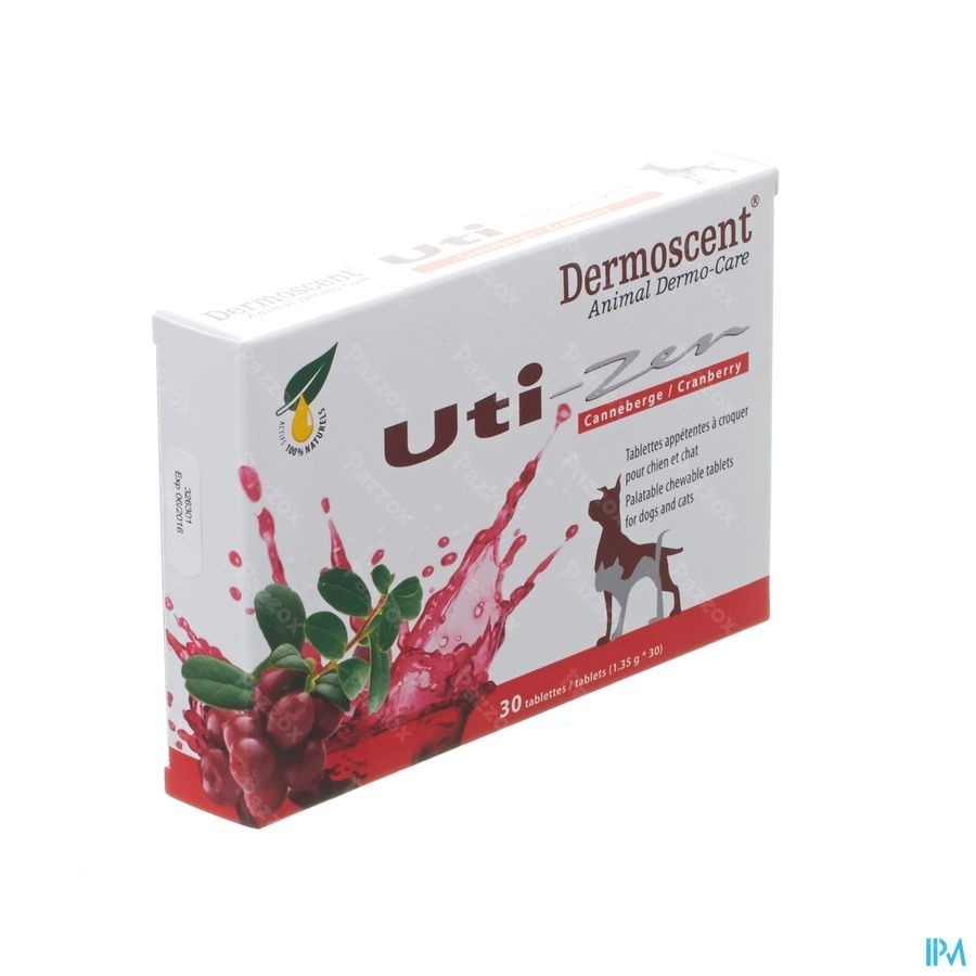 Dermoscent Uti-zen Hond Kat Tabl 30