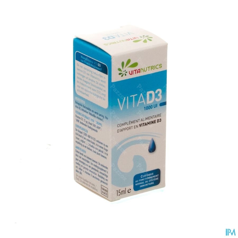 Vitad3 1000ui Vitanutrics Gutt 15ml