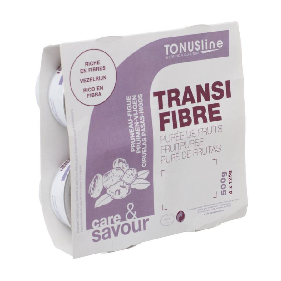 Transifibre Pruimen-vijgen Pot 4x125g