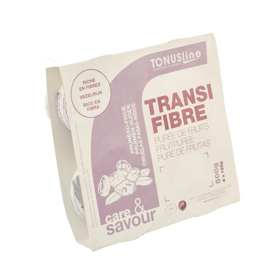 Transifibre Pruimen-vijgen Pot 4x125g