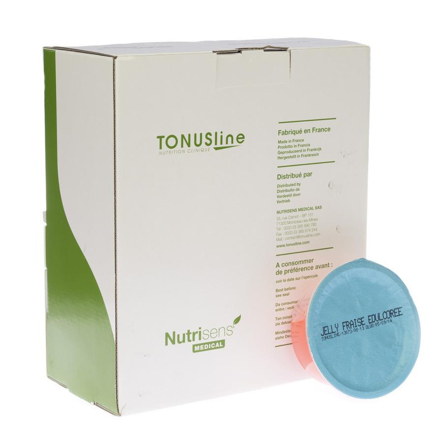 Jelly Gel Edulcore Fraise 12x125ml