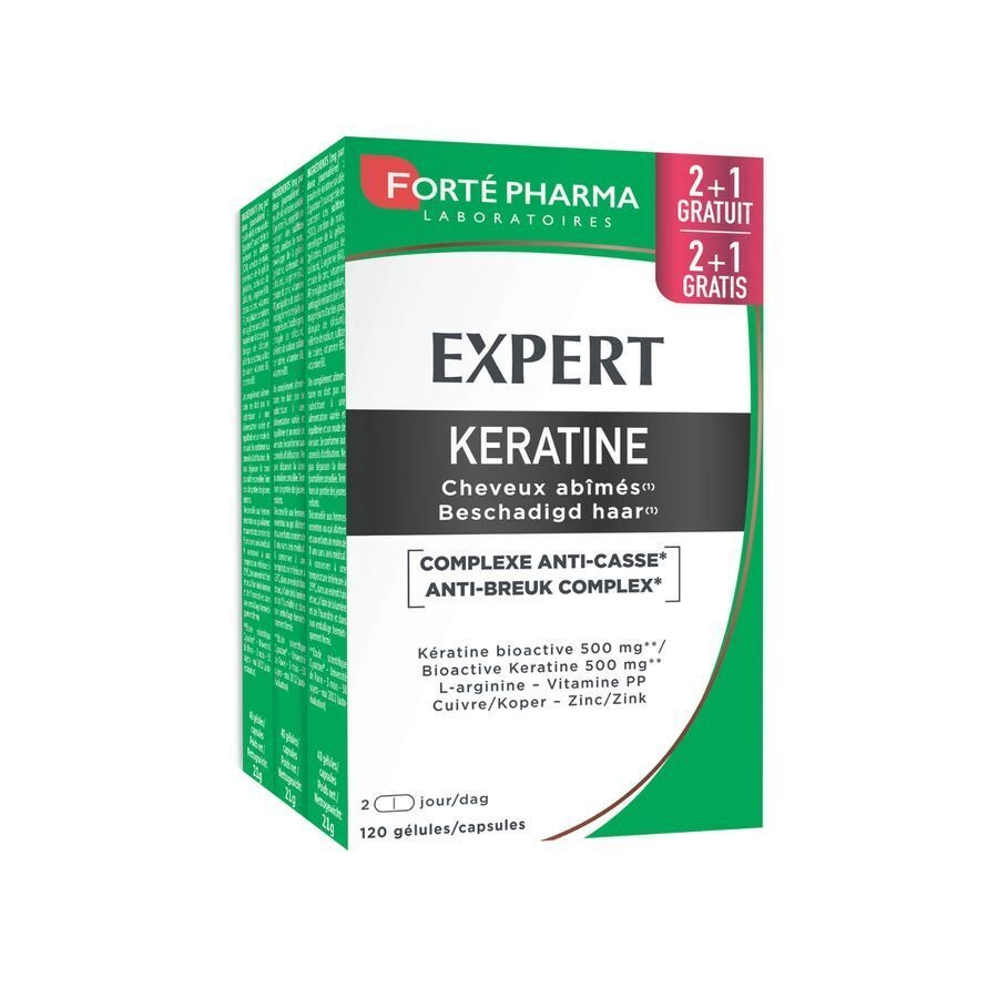 Expert Keratine Caps 120 2+1 Gratuit