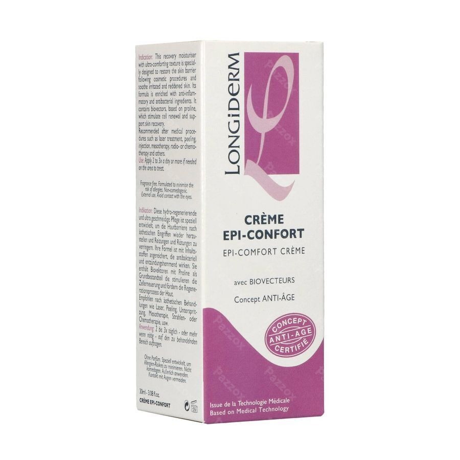 Longiderm Creme Epi-confort 30ml