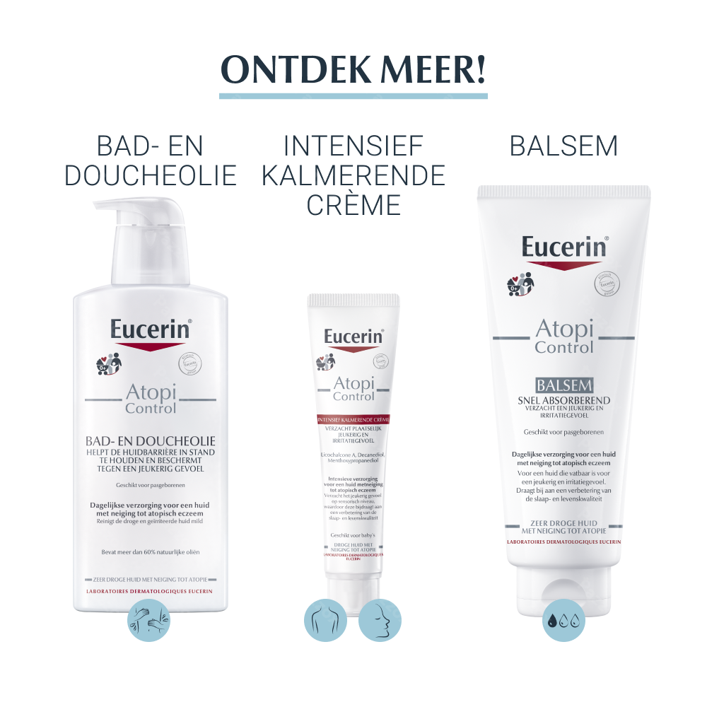 Eucerin AtopiControl Kalmerende Gezichtscrème Droge en Atopische Huid 50ml