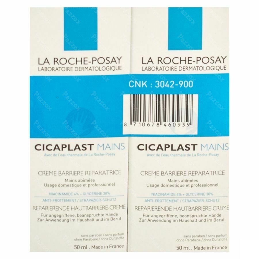 La Roche Posay Cicaplast Creme Mains Duo 2x50ml 2e-50%