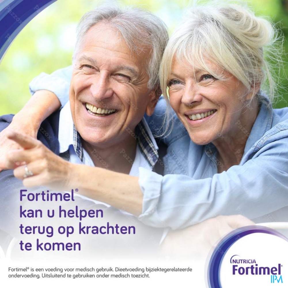 Fortimel Compact Fibre Aardbei Flesjes 4x125ml