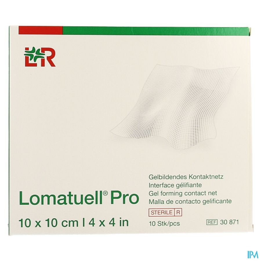 Lomatuell Pro Kompres Ster 10x10cm 10 30871