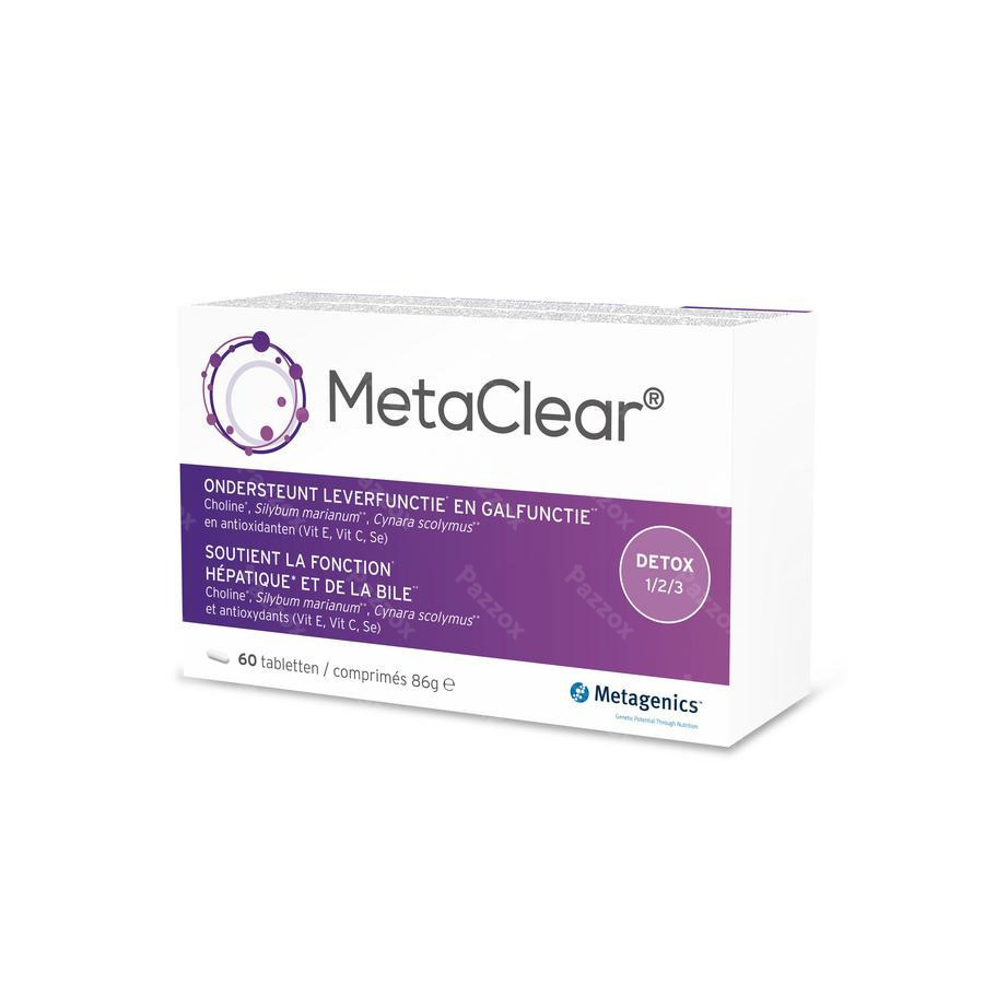 Metaclear Tabl 60 Metagenics