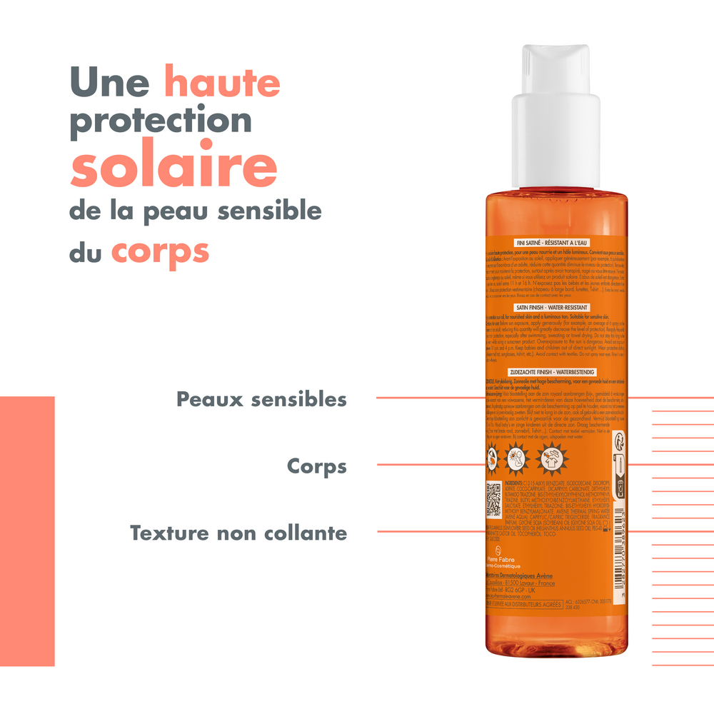 Avène Huile Soleil SPF30 200ml