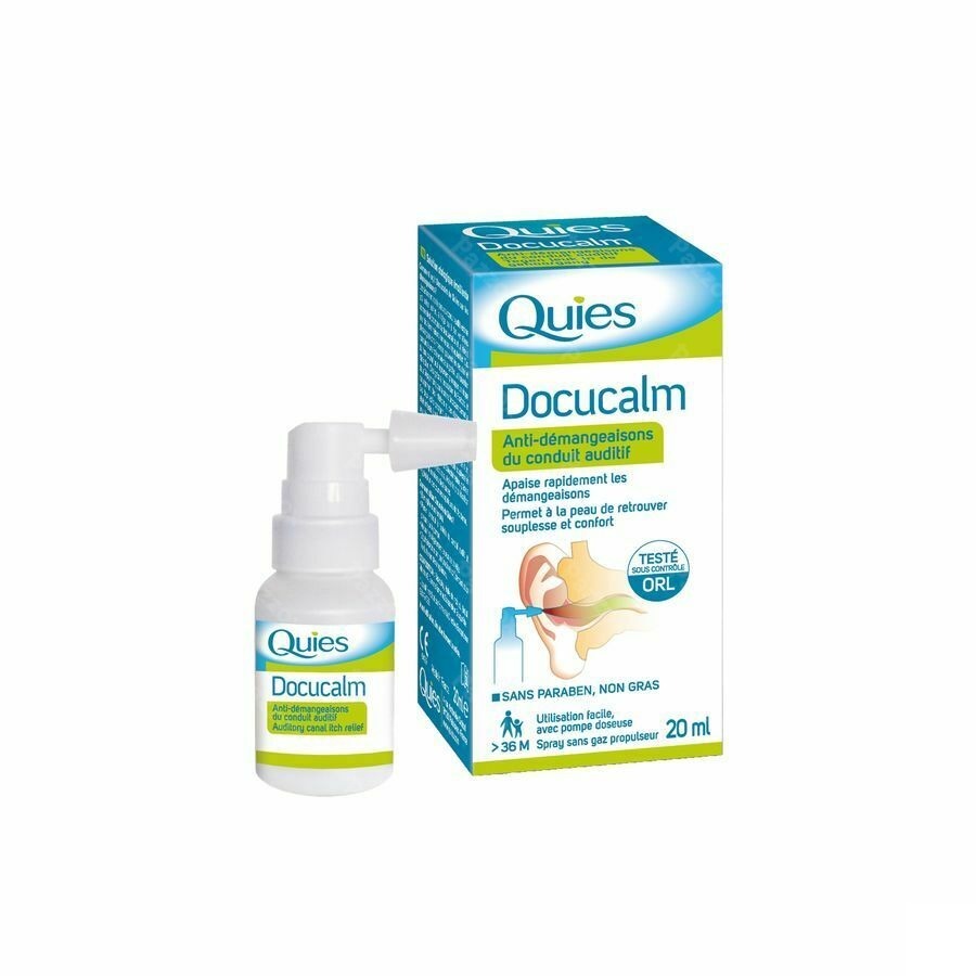 Quies Docucalm Tegen Jeuk Gehoorgang Spray 20ml
