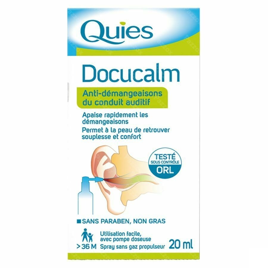 Quies Docucalm Tegen Jeuk Gehoorgang Spray 20ml