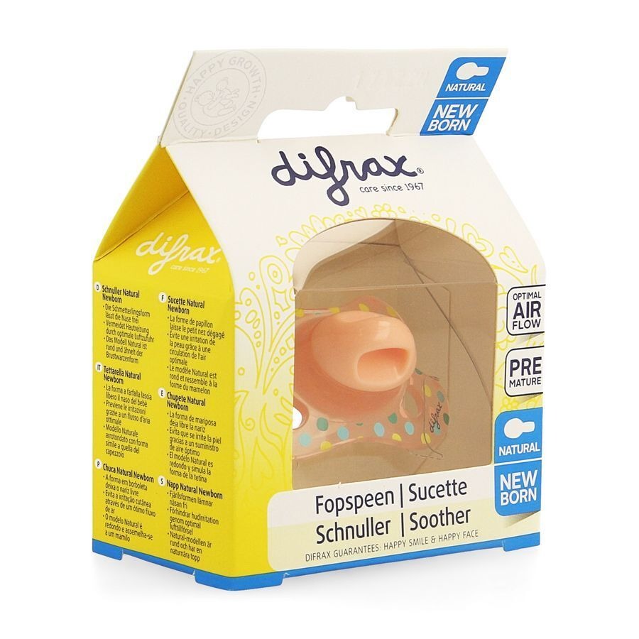 Difrax Fopspeen Natural Newborn
