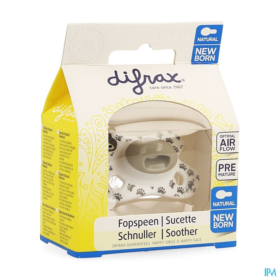 Difrax Fopspeen Natural Newborn Boy
