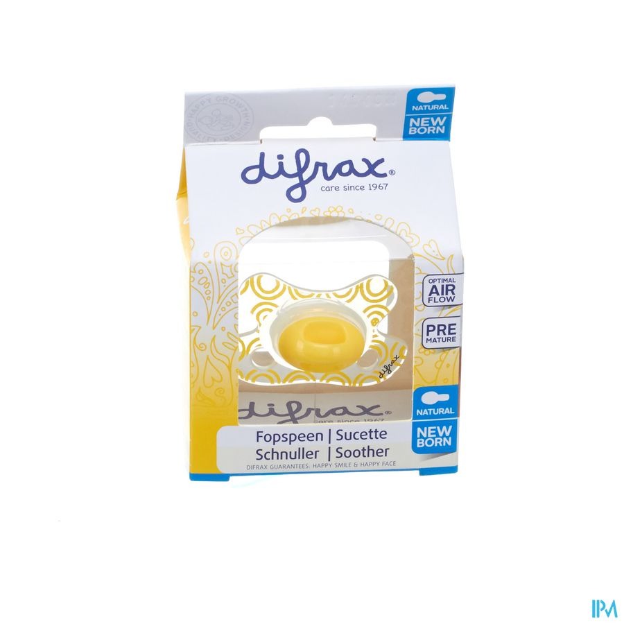 Difrax Fopspeen Natural Newborn Boy
