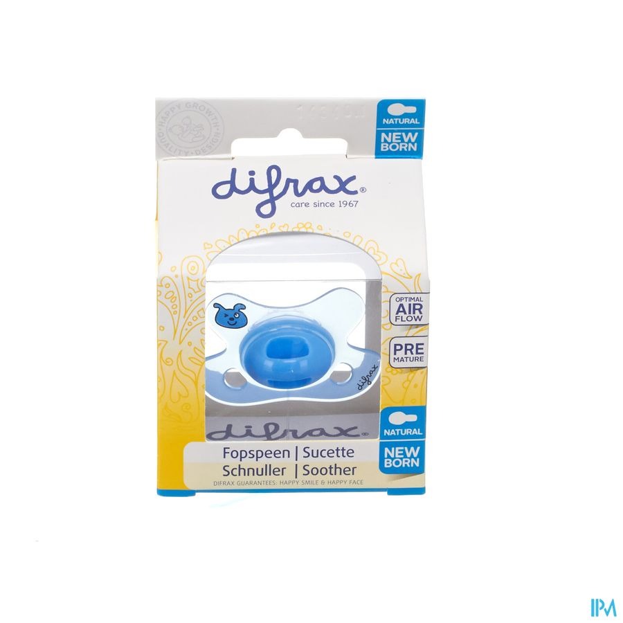 Difrax Fopspeen Natural Newborn Boy