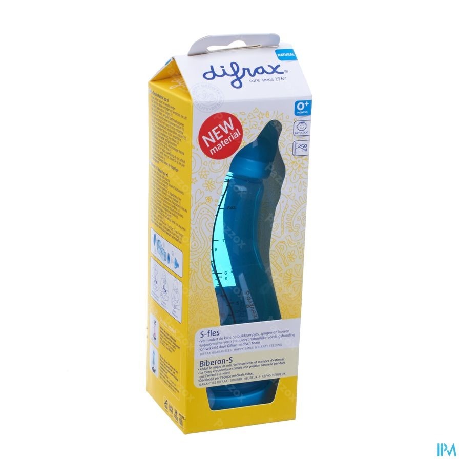 Difrax Biberon-s Natural Boy 250ml