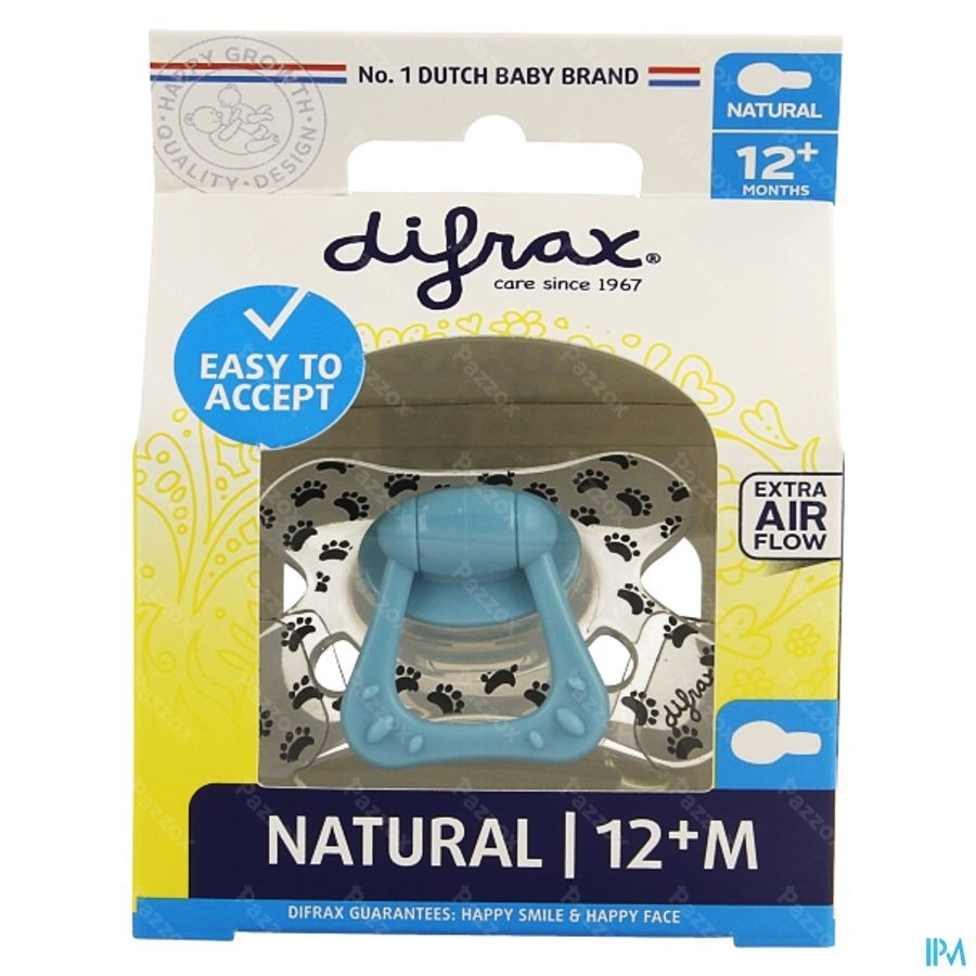 Difrax Fopspeen Natural 12m+