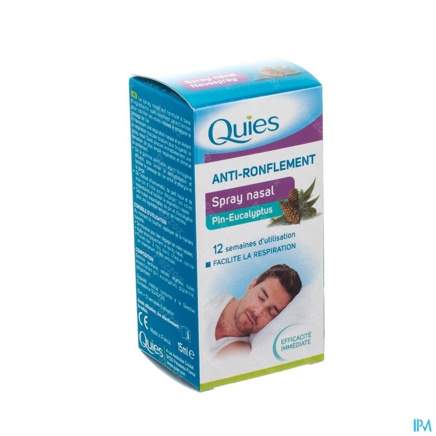 Quies Tegen Snurken Den Eucalyptus Neusspray 15ml