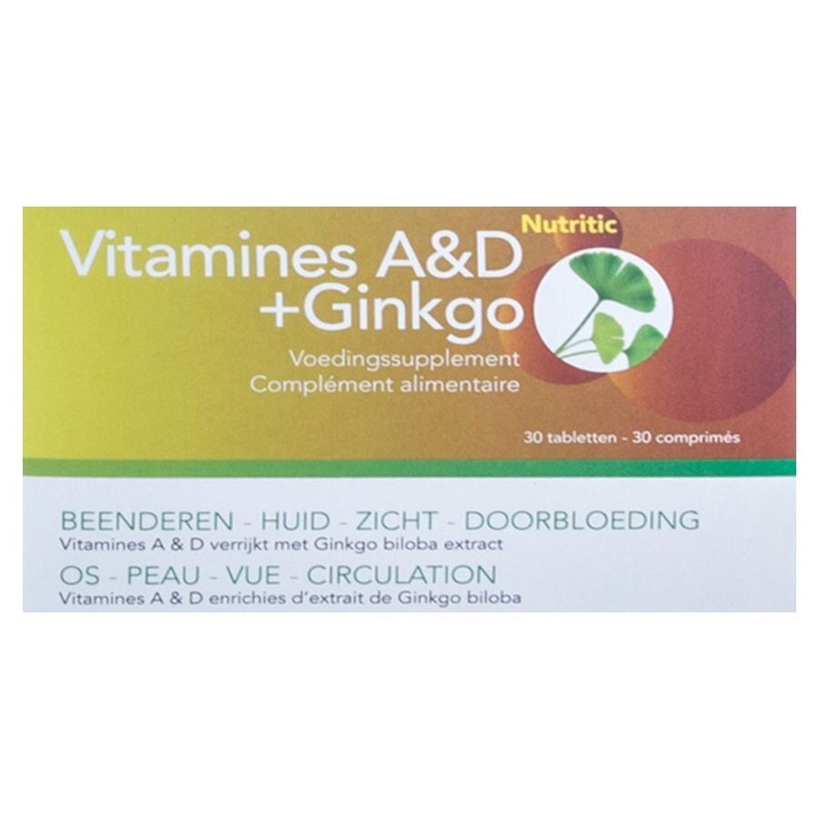 Nutritic Vitamines A&d+ginkgo Comp 30 5786 Revogan