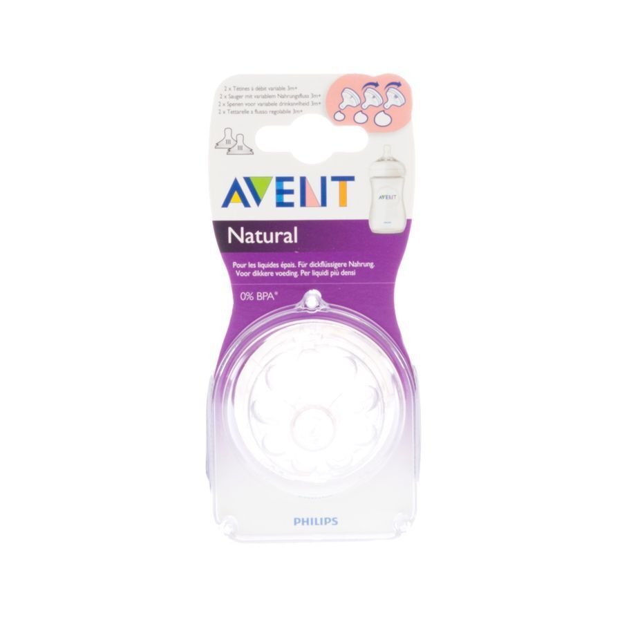 Philips Avent Natural Zuigspeen Variabel 1