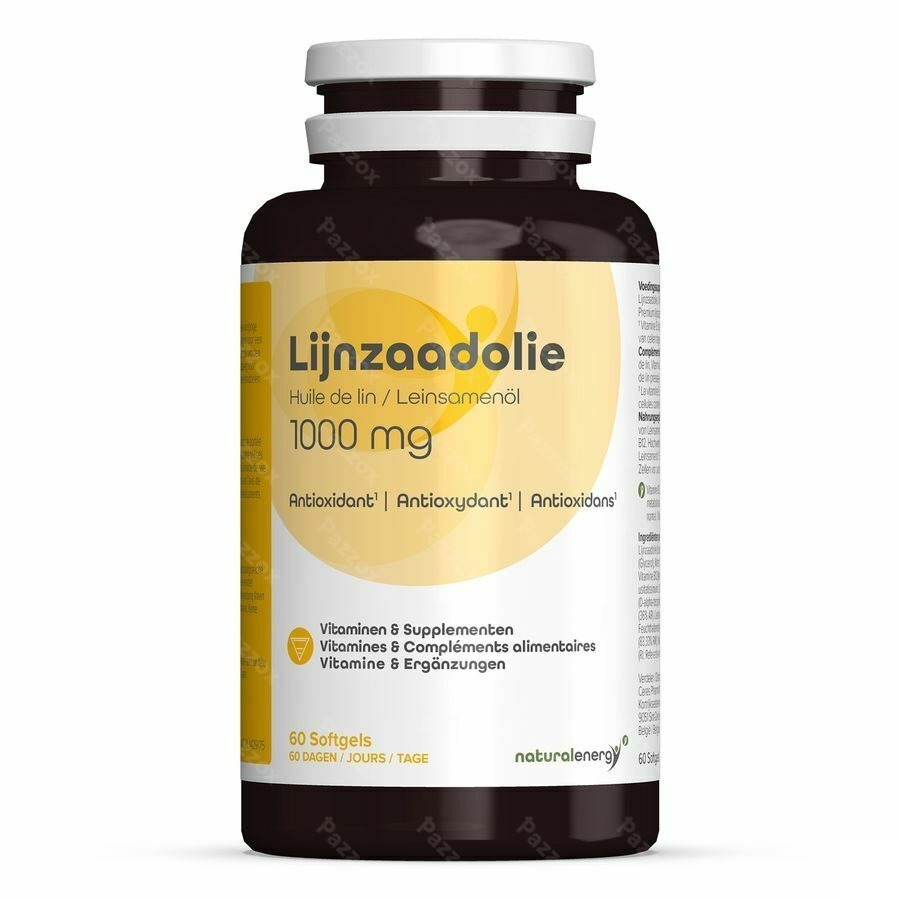 Natural Energy Huile De Lin Caps 60