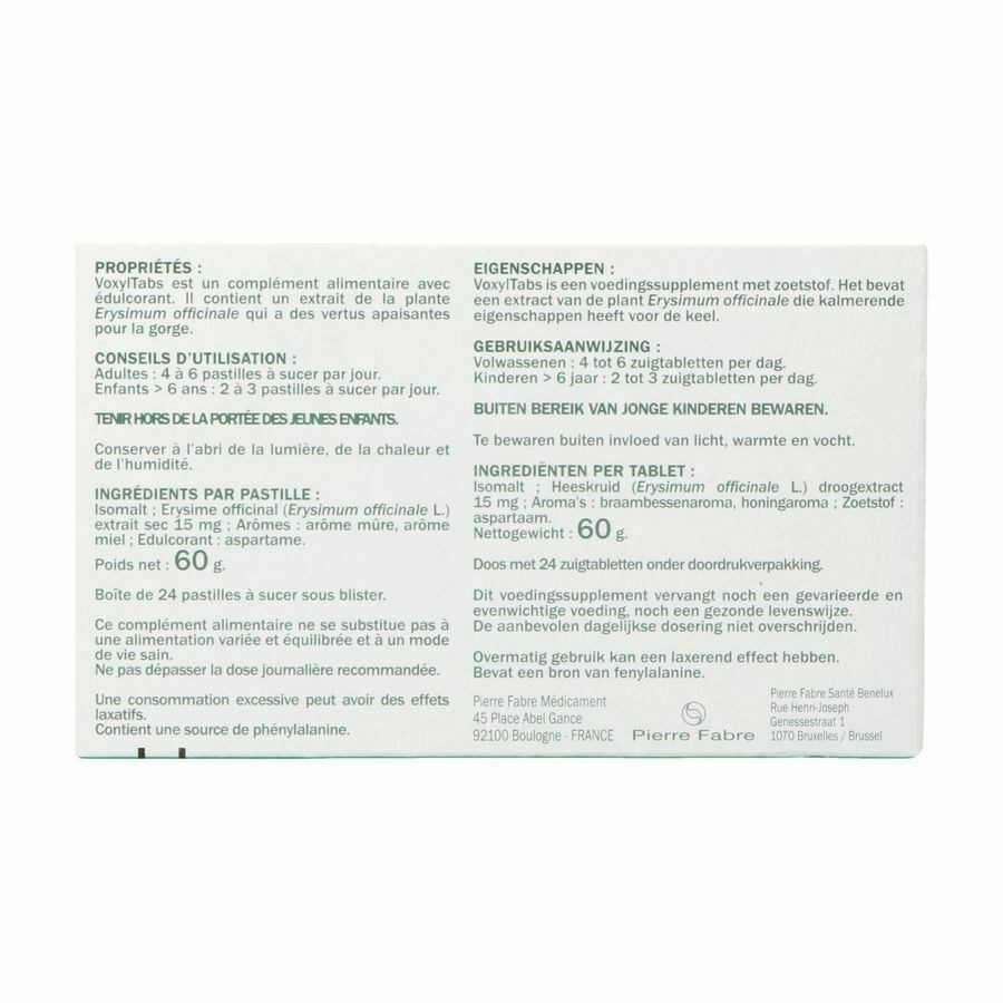 Voxyltabs Zuigtabletten 24 Verv.2663490