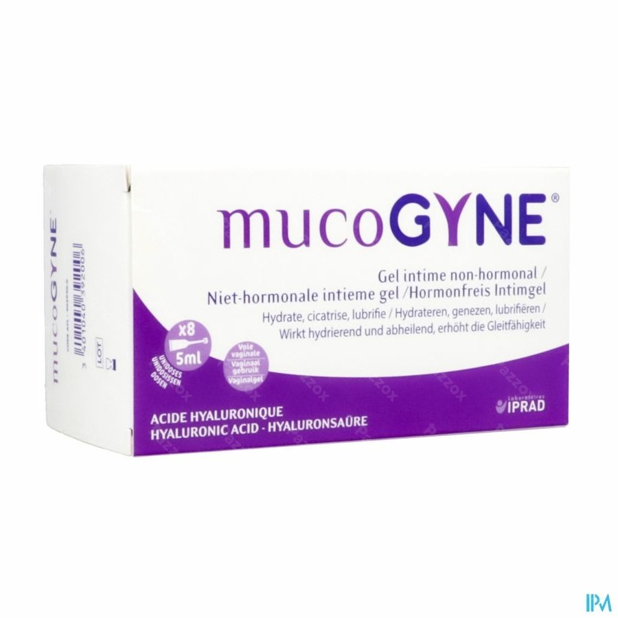 Mucogyne Vaginale Droogte Gel Unidose 8 x 5ml