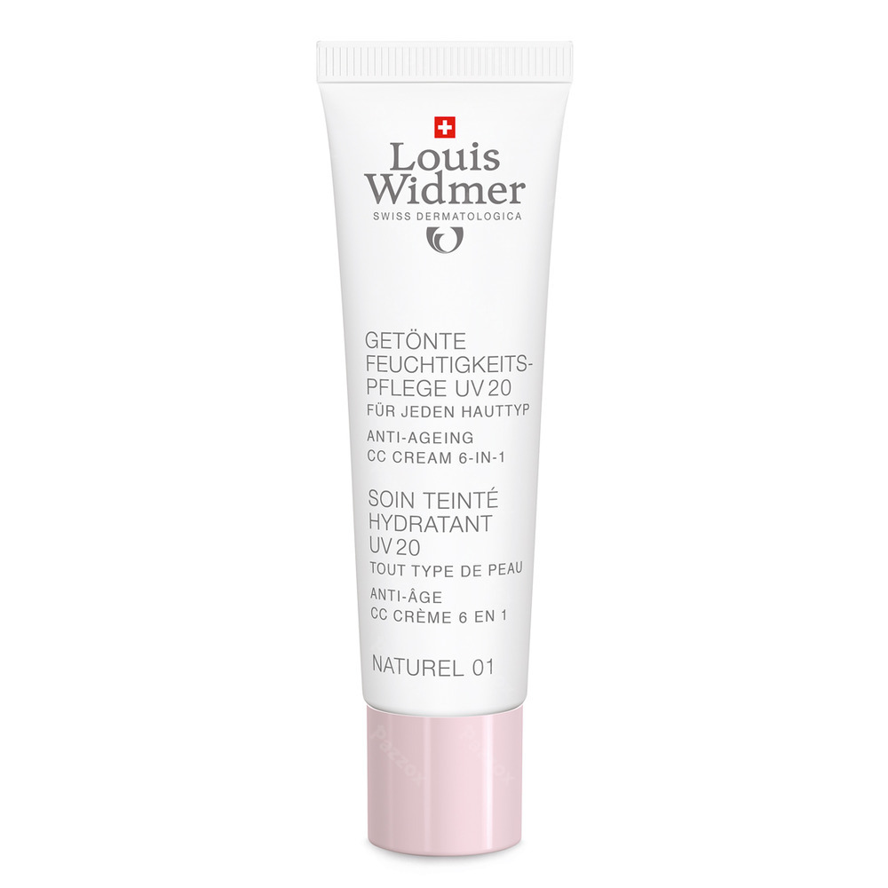 Louis Widmer Getinte Dagcrème UV20 Naturel 01 Geparfumeerd 30ml