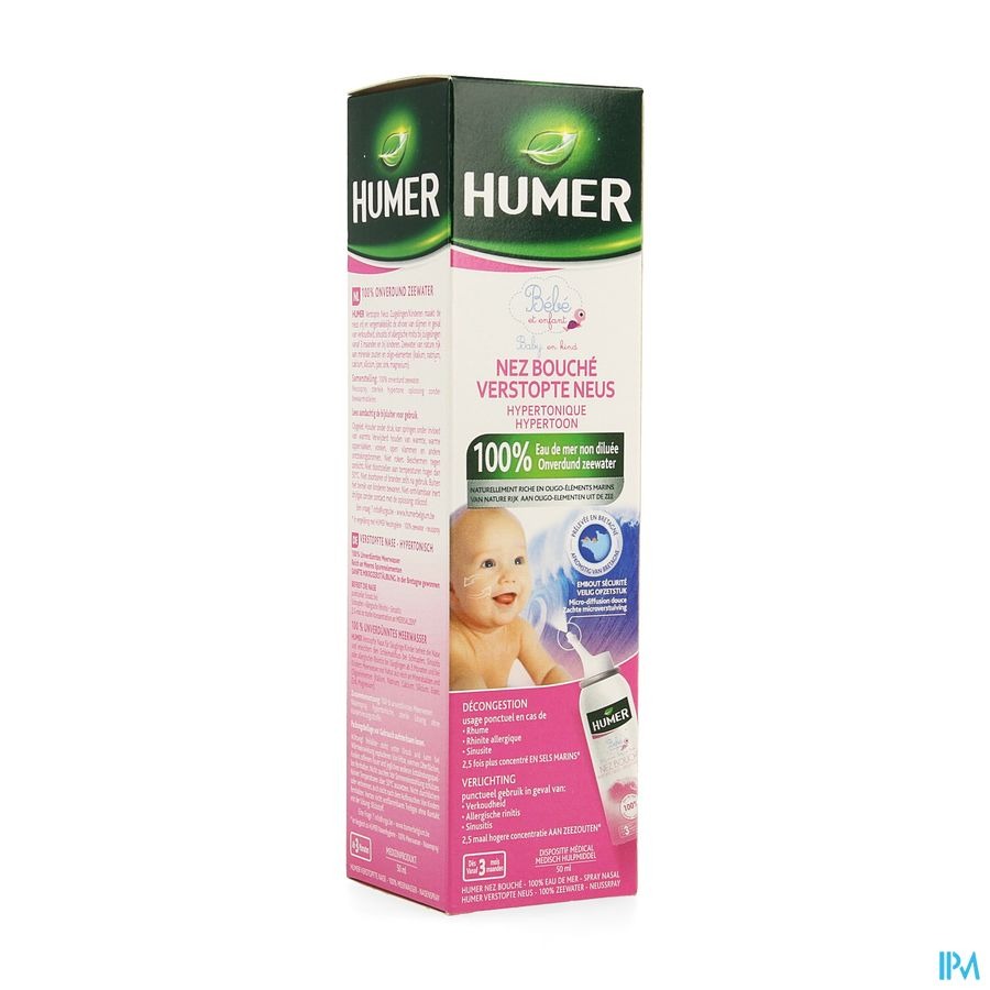 Humer Spray Hypertonisch Kind 50ml