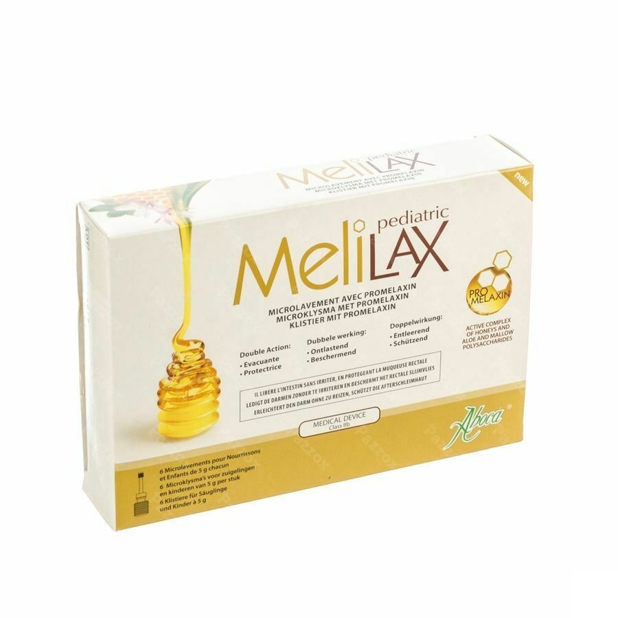 Melilax Pediatric Microklysma 6x5g Aboca