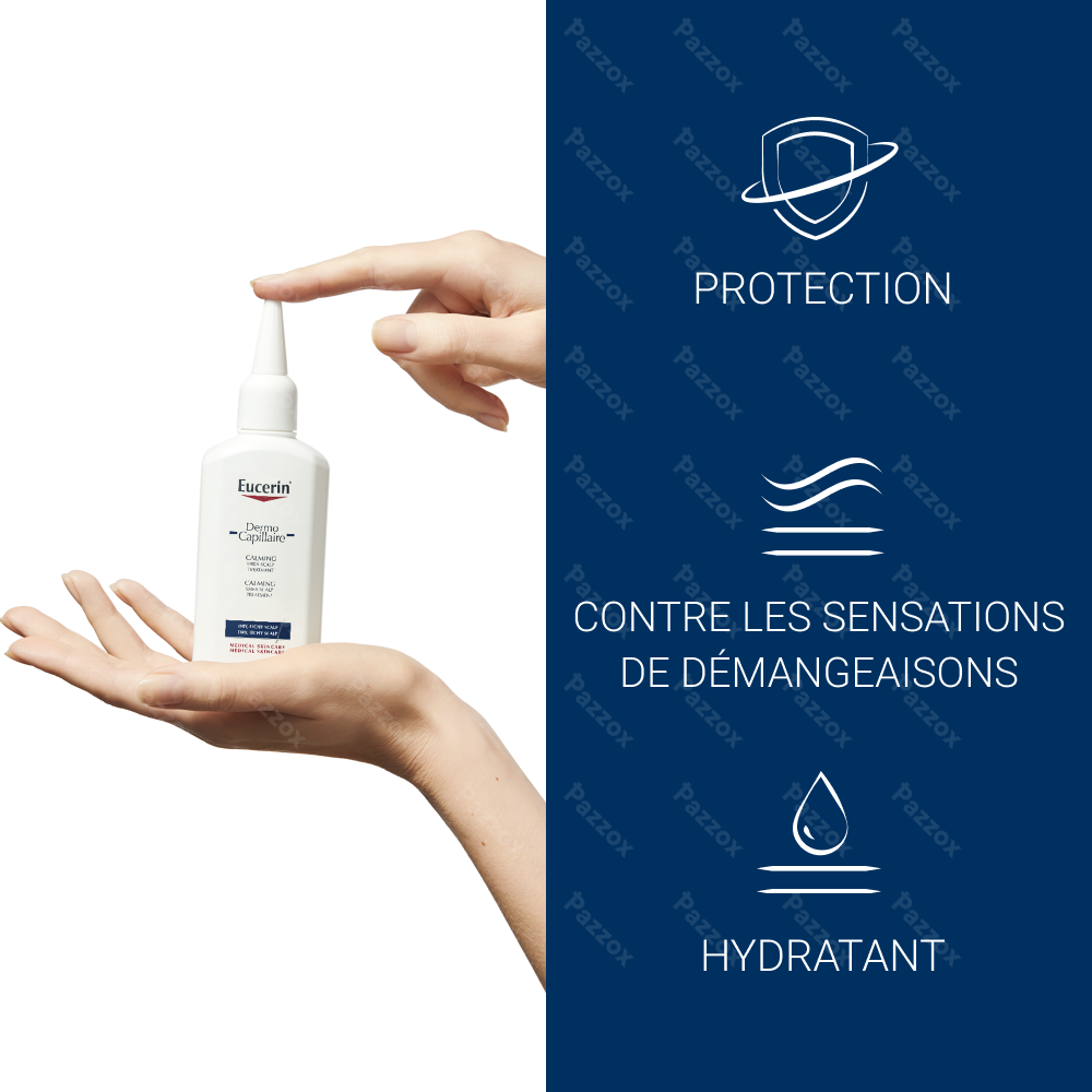 Eucerin DermoCapillaire Soin Traitant Urée Calmant Cuir Chevelu Sec Irrité 100ml