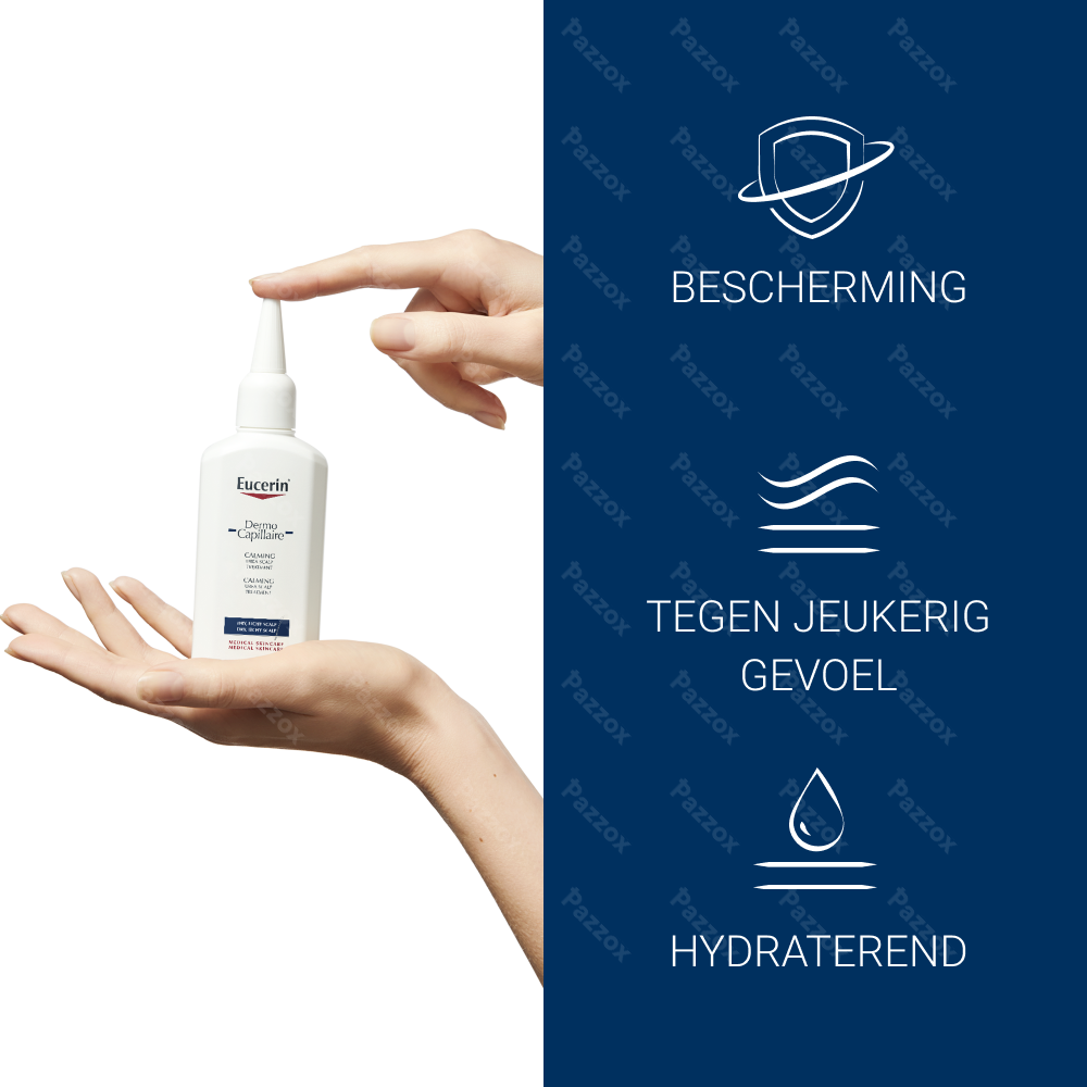 Eucerin DermoCapillaire Kalmerende Behandelende Verzorging Droge Jeukende Hoofdhuid 100ml