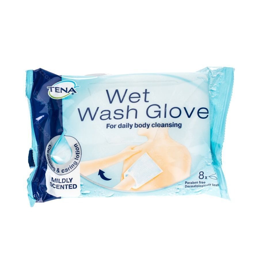 Tena Wet Wash Gloves N/parf Nf 8 1158