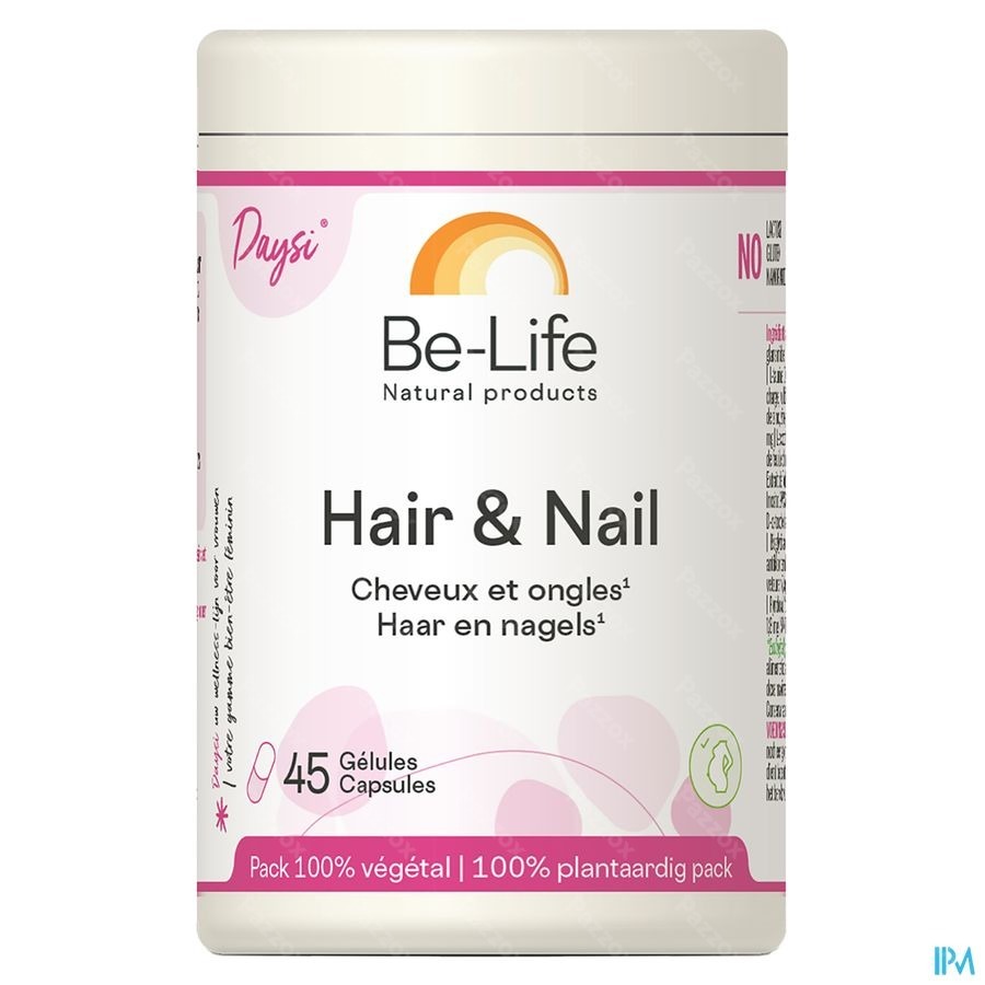 Be-Life Hair & Nail Voedingssupplement Haar en Nagels 45 Capsules