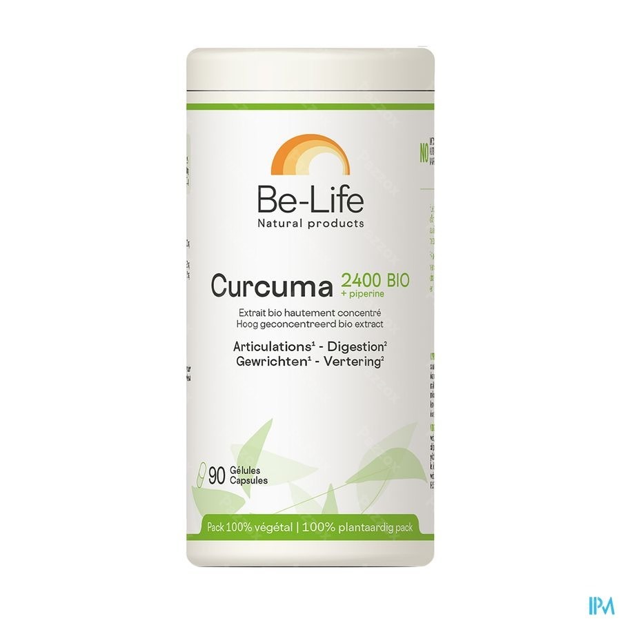 Be-Life Curcuma 2400 + Piperine 90 Gélules