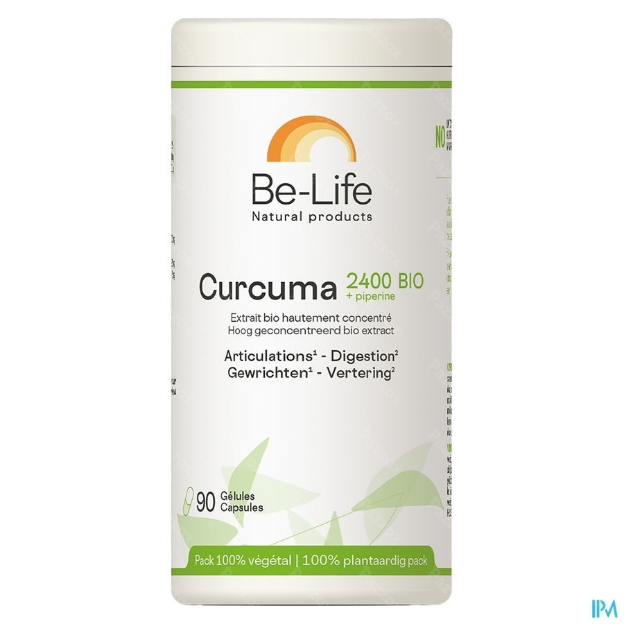 Be-Life Curcuma 2400 + Piperine 90 Gélules