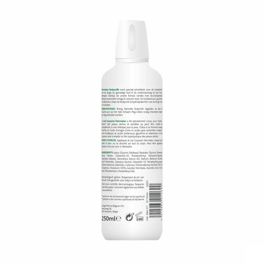 Dermalex Lait Corporel Nf 250ml
