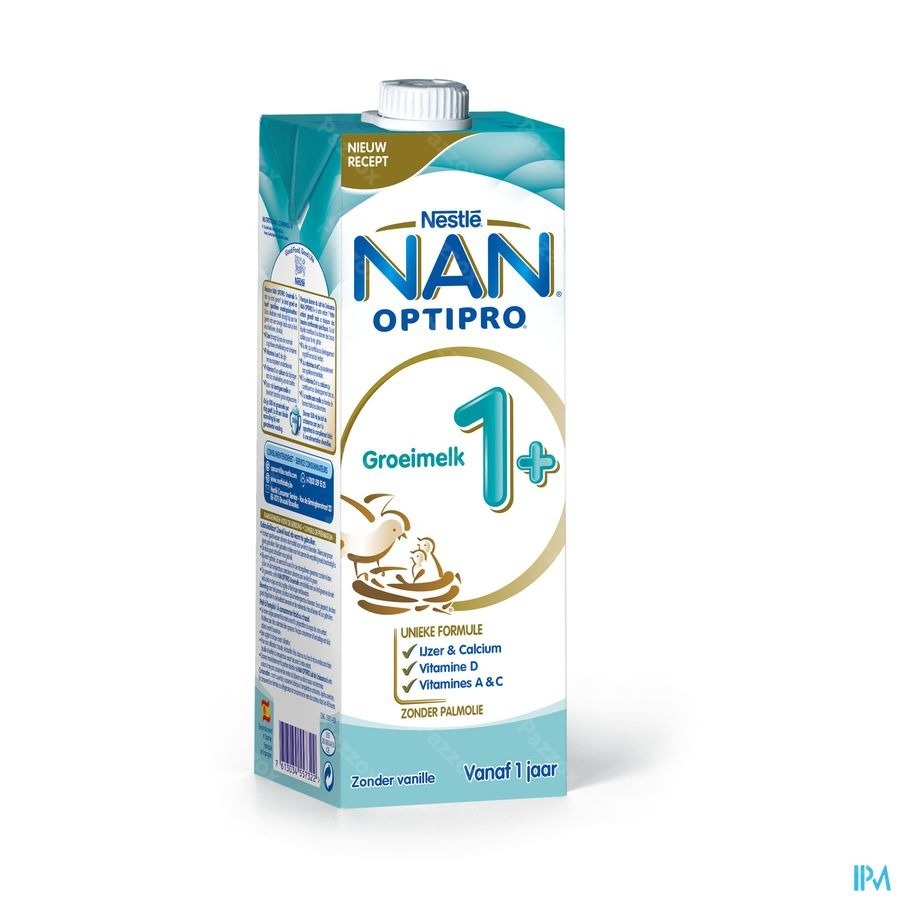 Nan Optipro Groeimelk 1+ Baby 1+ Jaar 1L