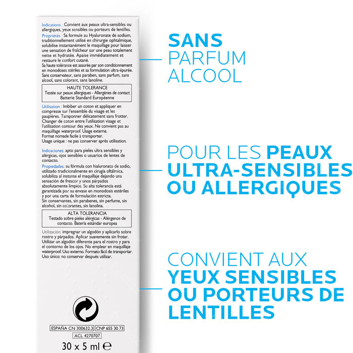 La Roche Posay Toleriane Ultra Demaquillant Monodoses 30x5ml