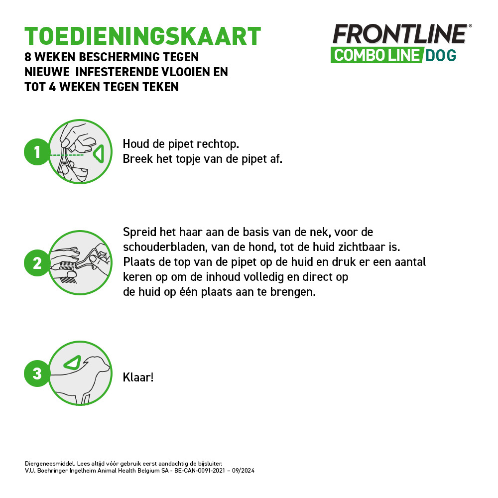 Frontline Combo Line Dog l 20-40kg 6x2,68ml