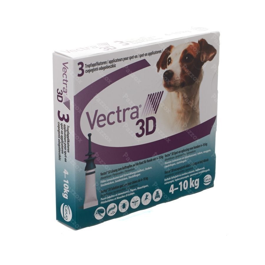 Vectra 3d Sol Spot-on Chien Pipet 3x1,6ml