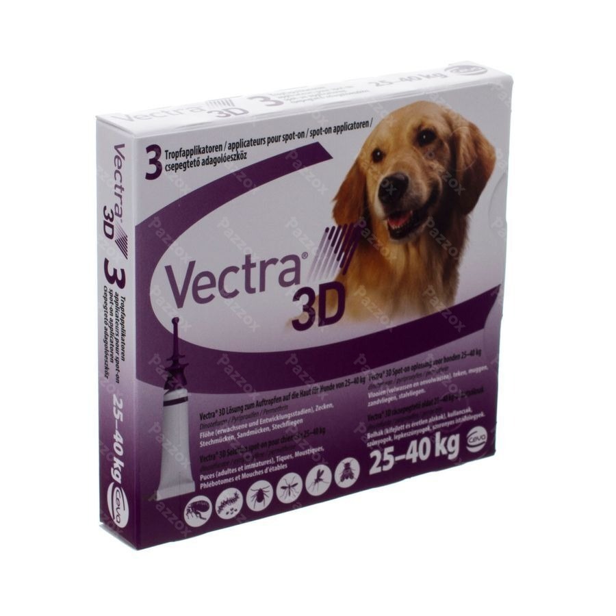 Vectra 3d Sol Spot-on Chien Pipet 3x4,7ml