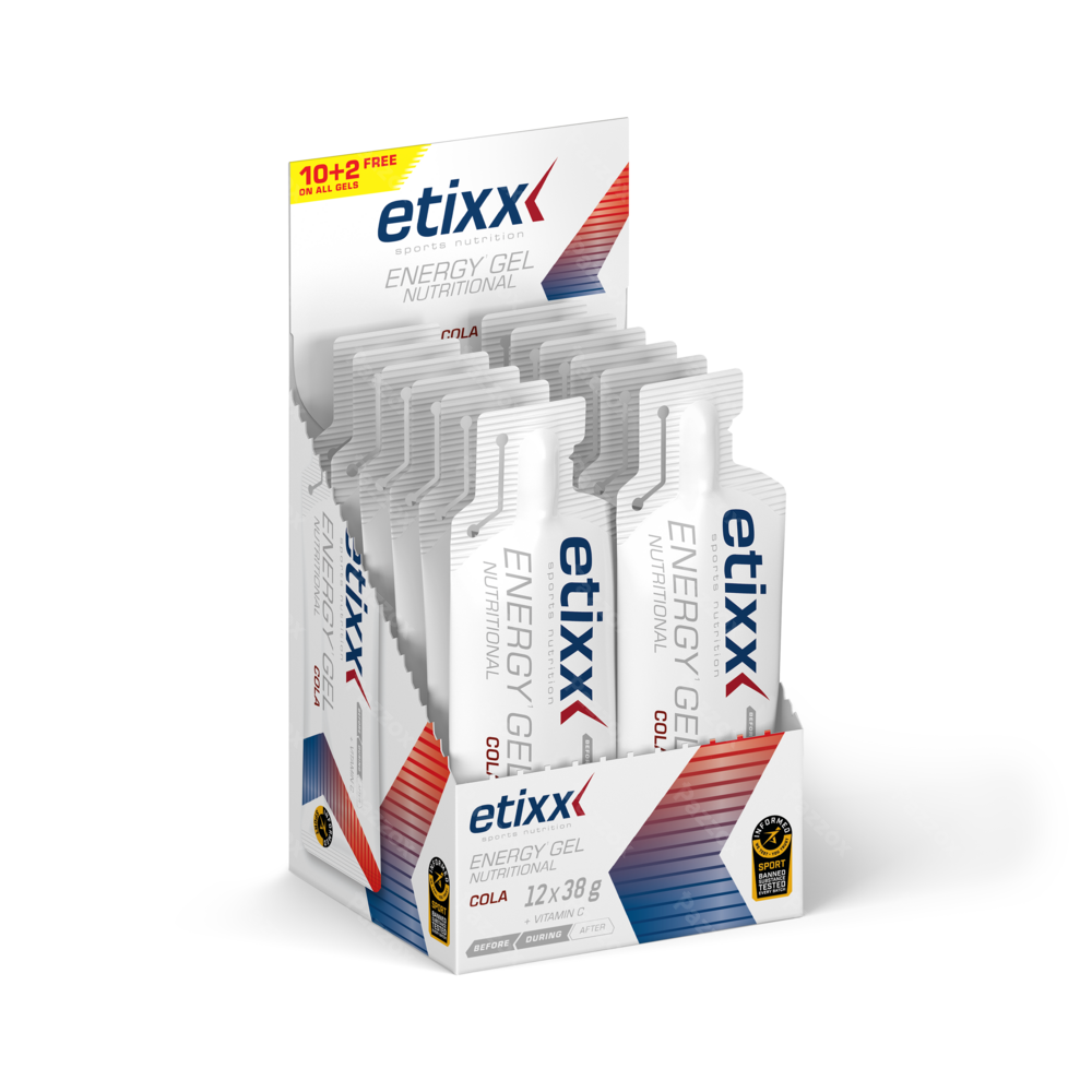 Etixx Nutritional Energy Gel Cola 12x38g
