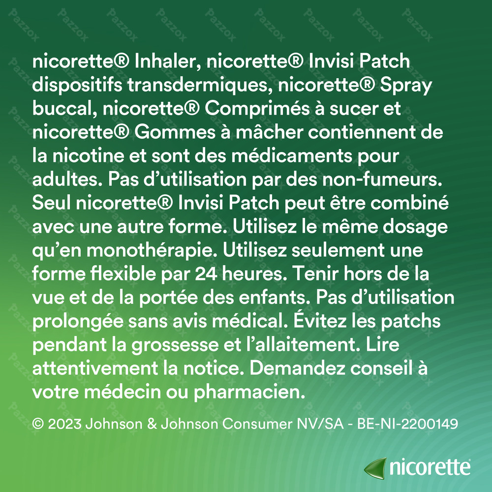 Nicorette Invisi 25mg 14 Patches